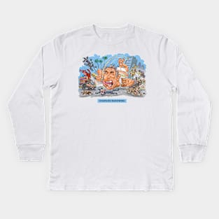 Charles Bukowski Kids Long Sleeve T-Shirt